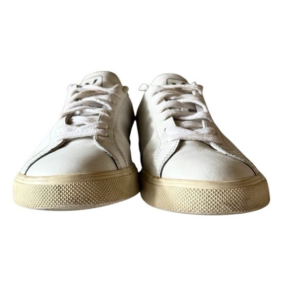 Veja Esplar White Leather Logo Sneakers Women’s Size 9 - Picture 6 of 10